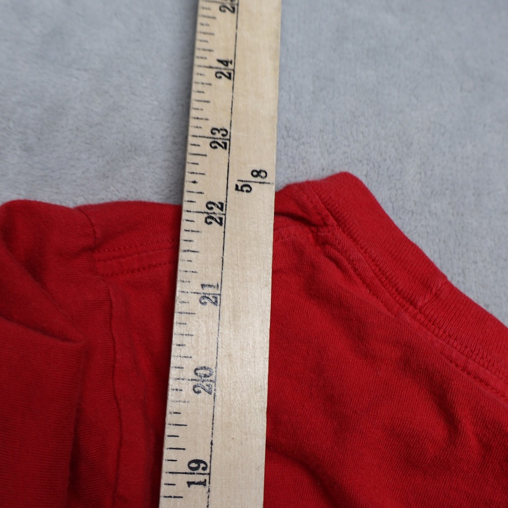 Nike Shirt Youth XL Red Swoosh Logo Graphic Short Sleeve Crewneck The Nike Tee - Picture 10 of 12